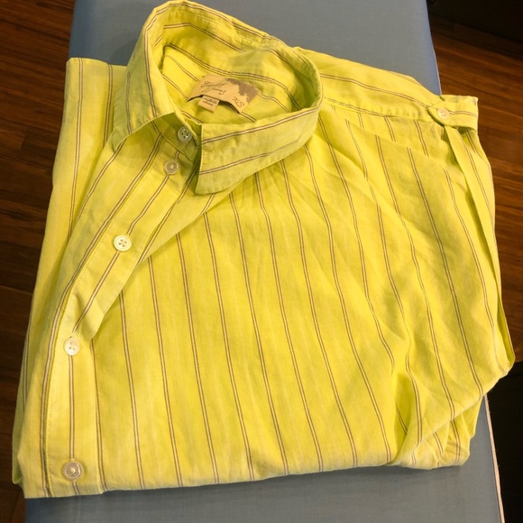 Elizabeth and James SS Button Down Camp Shirt, XS - Picture 4 of 5